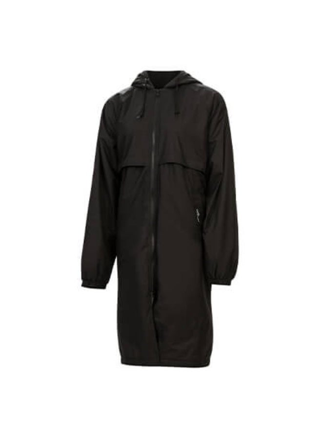 Dolfin Solid Unisex Black Swim Parka - Image 2